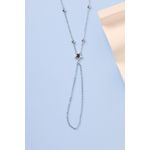 Fashion, accesorii si bijuterii - Femei - Bijuterii femei - Coliere femei - Lanț metal Heliophilia, metal, argintiu, 410ELK1796 - Infinity.ro