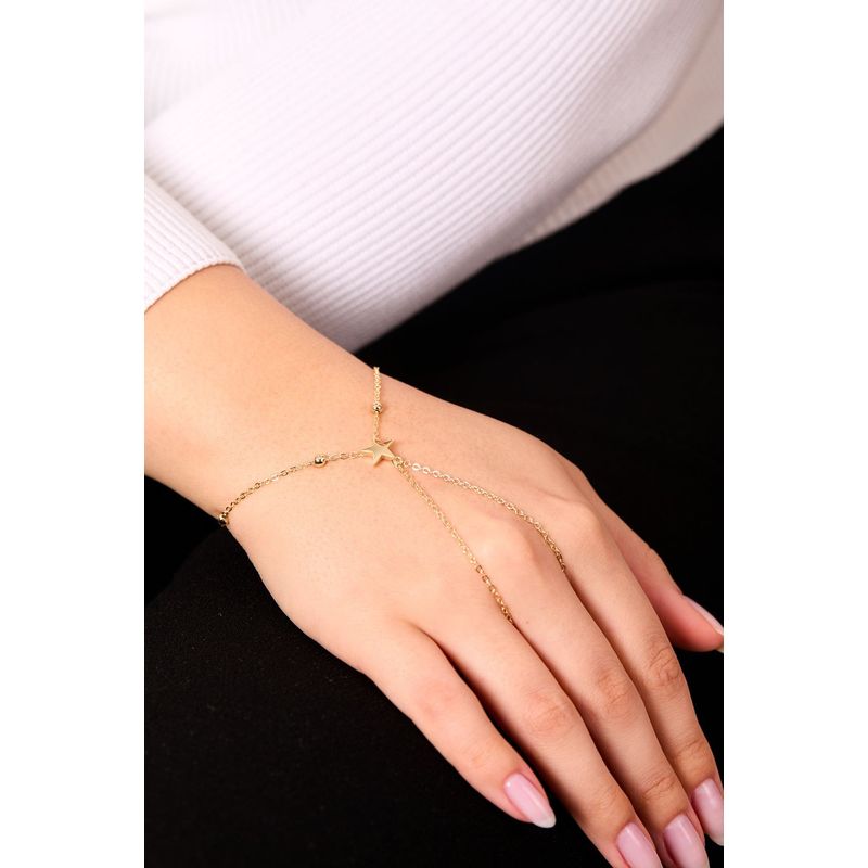 Fashion, accesorii si bijuterii - Femei - Bijuterii femei - Coliere femei - Lanț metal Heliophilia, metal, auriu, 410ELK1795 - Infinity.ro