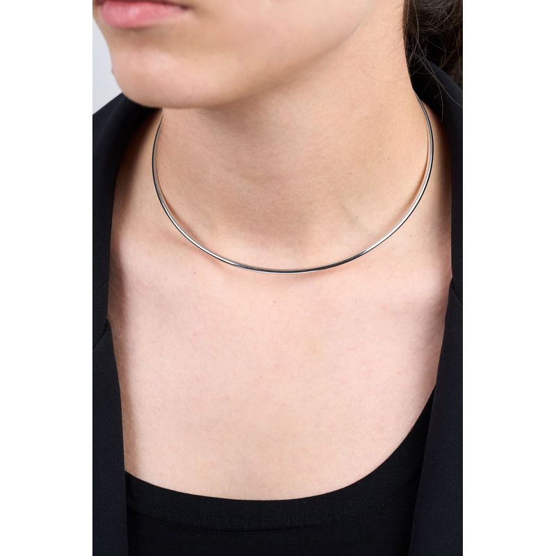 Fashion, accesorii si bijuterii - Femei - Bijuterii femei - Coliere femei - Colier metal Heliophilia, metal, argintiu, 410ELK1783 - Infinity.ro