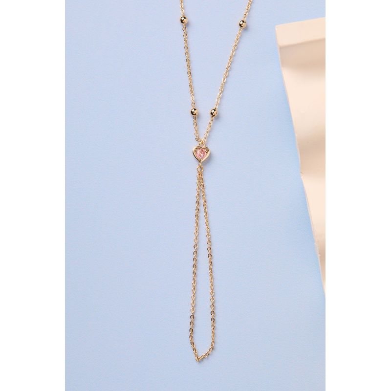 Fashion, accesorii si bijuterii - Femei - Bijuterii femei - Coliere femei - Lanț metal Heliophilia, metal, auriu, 410ELK1787 - Infinity.ro