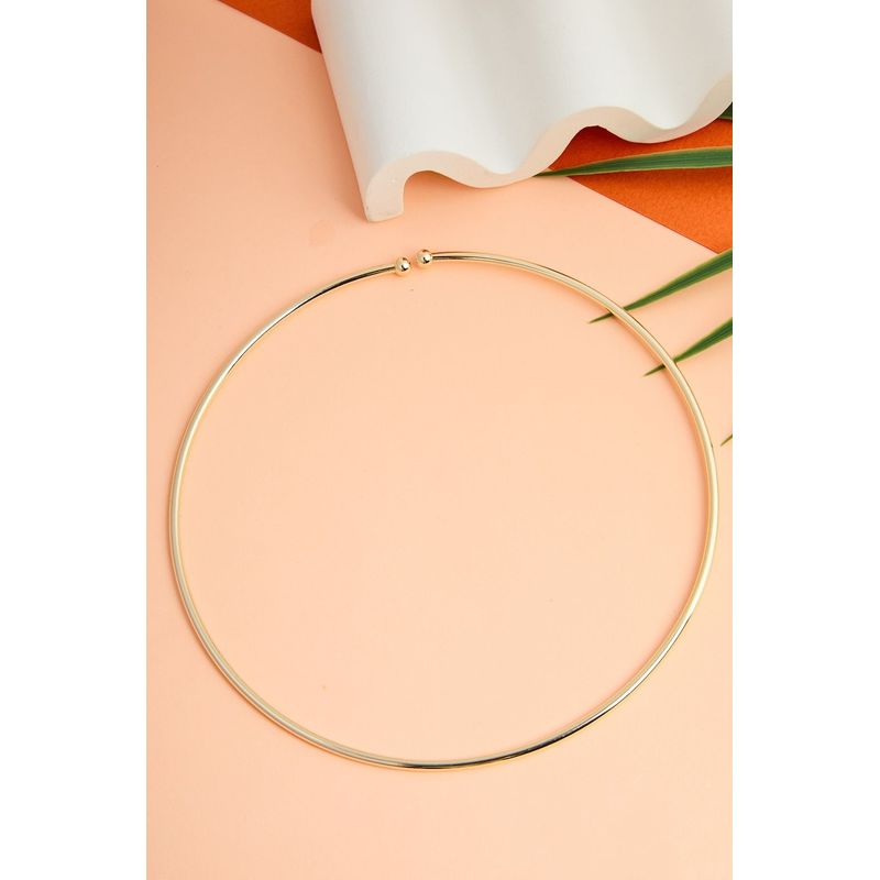 Fashion, accesorii si bijuterii - Femei - Bijuterii femei - Coliere femei - Colier metal Heliophilia, metal, auriu, 410ELK1782 - Infinity.ro