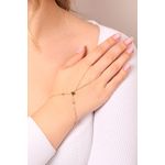 Fashion, accesorii si bijuterii - Femei - Bijuterii femei - Coliere femei - Lanț metal Heliophilia, metal, auriu, 410ELK1795 - Infinity.ro