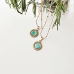 Fashion, accesorii si bijuterii - Femei - Bijuterii femei - Coliere femei - Colier oțel Heliophilia, oțel inoxidabil, 45 cm, auriu/aqua, 426OPL1318 - Infinity.ro