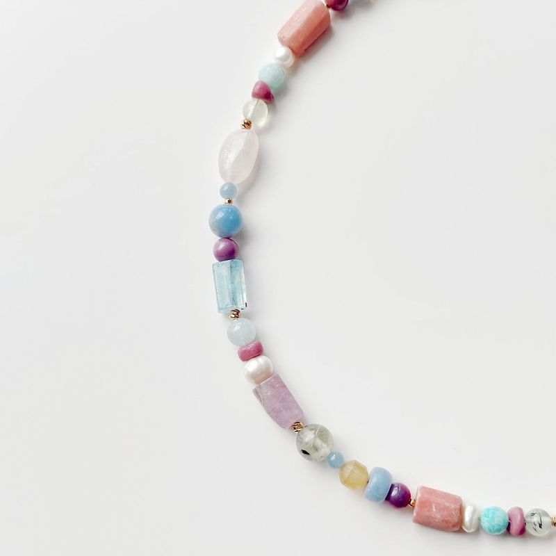 Fashion, accesorii si bijuterii - Femei - Bijuterii femei - Coliere femei - Colier oțel Heliophilia, oțel inoxidabil, 37 cm, multicolor, 333ORN1183 - Infinity.ro