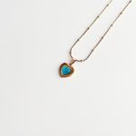 Fashion, accesorii si bijuterii - Femei - Bijuterii femei - Coliere femei - Colier oțel Heliophilia, oțel inoxidabil, 45 cm, auriu/aqua, 426OPL1290 - Infinity.ro