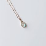 Fashion, accesorii si bijuterii - Femei - Bijuterii femei - Coliere femei - Colier oțel Heliophilia, oțel inoxidabil, 45 cm, auriu/aqua, 426OPL1261 - Infinity.ro