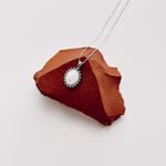 Fashion, accesorii si bijuterii - Femei - Bijuterii femei - Coliere femei - Colier oțel Heliophilia, oțel inoxidabil, 45 cm, argintiu/alb, 426OPL1260 - Infinity.ro