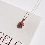 Fashion, accesorii si bijuterii - Femei - Bijuterii femei - Coliere femei - Colier oțel Heliophilia, oțel inoxidabil, 45 cm, auriu/roz, 426OPL1253 - Infinity.ro