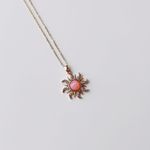 Fashion, accesorii si bijuterii - Femei - Bijuterii femei - Coliere femei - Colier oțel Heliophilia, oțel inoxidabil, 45 cm, auriu/roz, 426OPL1256 - Infinity.ro