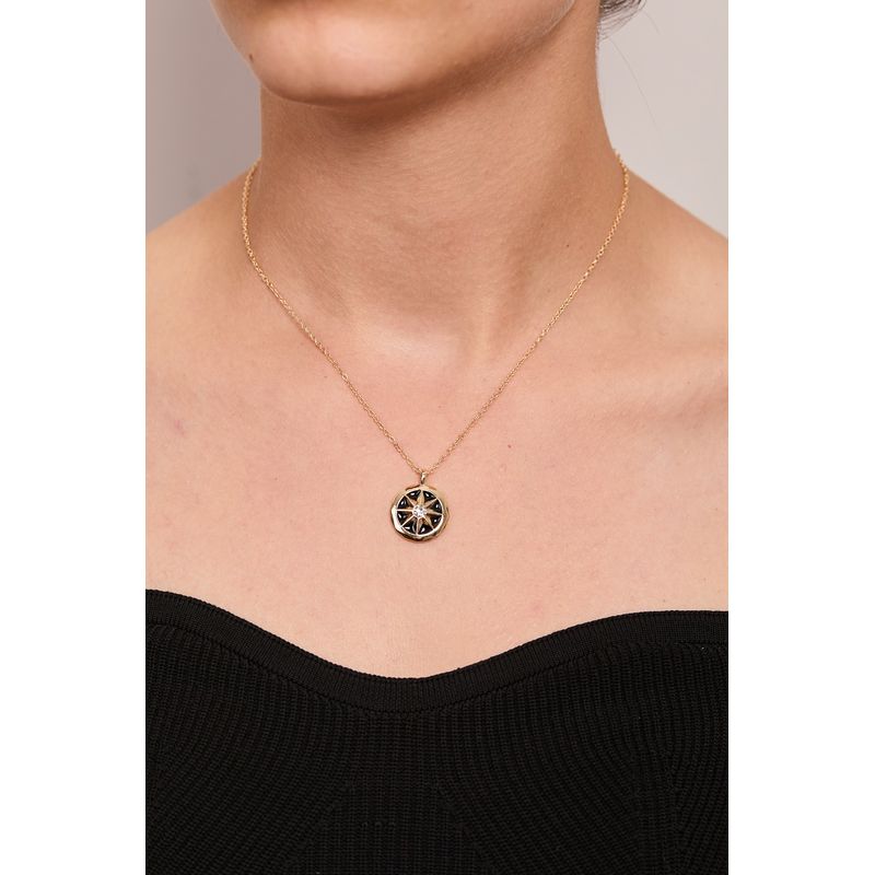 Fashion, accesorii si bijuterii - Femei - Bijuterii femei - Coliere femei - Colier metal Heliophilia, metal, auriu, 410ELK1747 - Infinity.ro