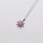 Fashion, accesorii si bijuterii - Femei - Bijuterii femei - Coliere femei - Colier oțel Heliophilia, oțel inoxidabil, 45 cm, argintiu/roz, 426OPL1257 - Infinity.ro