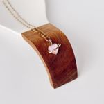 Fashion, accesorii si bijuterii - Femei - Bijuterii femei - Coliere femei - Colier oțel Heliophilia, oțel inoxidabil, 45 cm, roz/auriu, 426OPL1210 - Infinity.ro