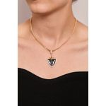 Fashion, accesorii si bijuterii - Femei - Bijuterii femei - Coliere femei - Colier metal Heliophilia, metal, auriu, 410ELK1746 - Infinity.ro