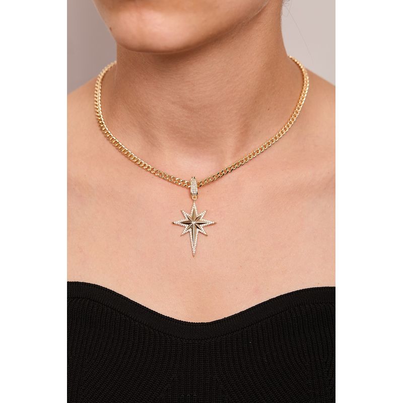 Fashion, accesorii si bijuterii - Femei - Bijuterii femei - Coliere femei - Colier metal Heliophilia, metal, auriu, 410ELK1744 - Infinity.ro