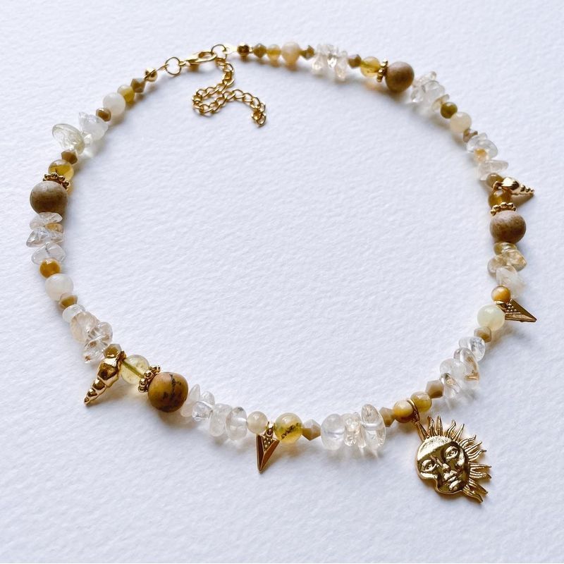 Fashion, accesorii si bijuterii - Femei - Bijuterii femei - Coliere femei - Colier Heliophilia, oțel inoxidabil, 36 cm, multicolor, 333ORN1130 - Infinity.ro