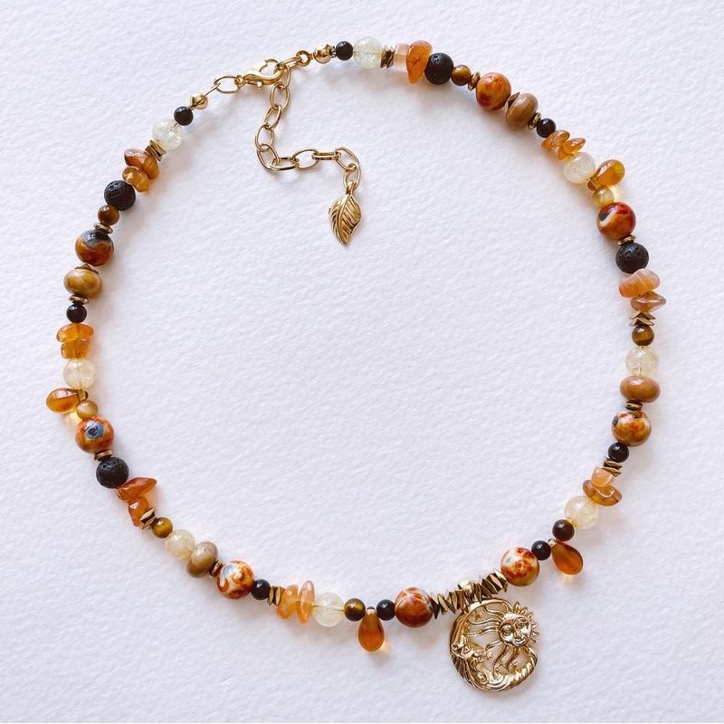 Fashion, accesorii si bijuterii - Femei - Bijuterii femei - Coliere femei - Colier Heliophilia, oțel inoxidabil, 36 cm, multicolor, 333ORN1135 - Infinity.ro