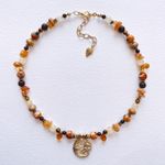 Fashion, accesorii si bijuterii - Femei - Bijuterii femei - Coliere femei - Colier Heliophilia, oțel inoxidabil, 36 cm, multicolor, 333ORN1135 - Infinity.ro