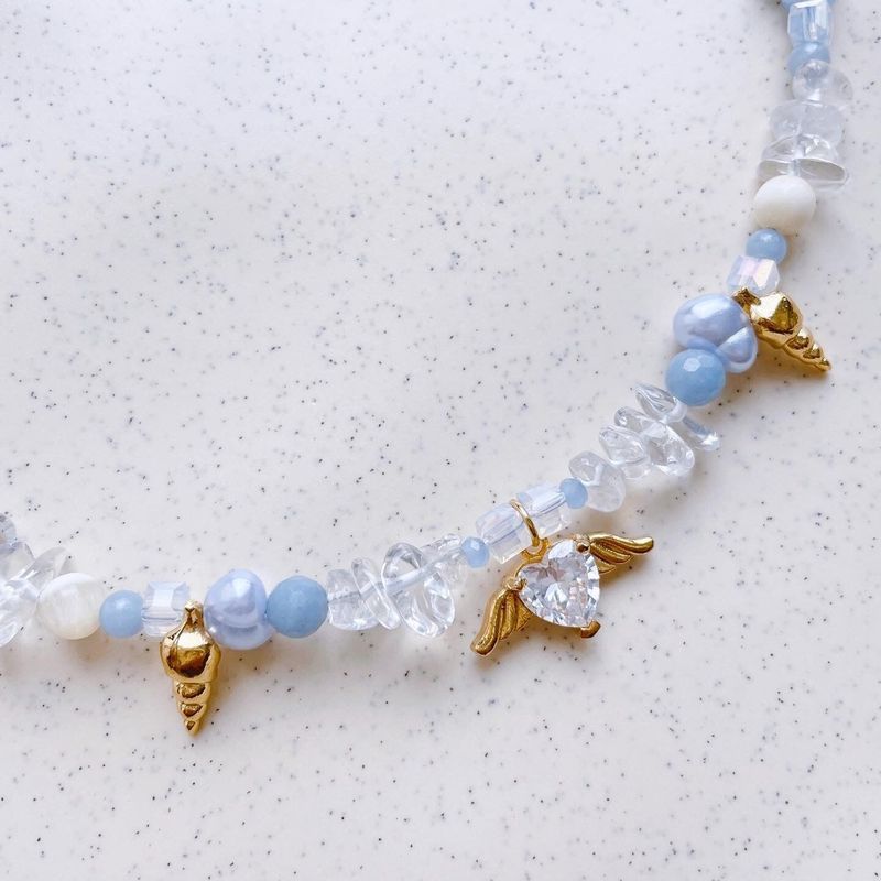 Fashion, accesorii si bijuterii - Femei - Bijuterii femei - Coliere femei - Colier Heliophilia, oțel inoxidabil, 36 cm, multicolor, 333ORN1121 - Infinity.ro