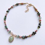 Fashion, accesorii si bijuterii - Femei - Bijuterii femei - Coliere femei - Colier oțel Heliophilia, oțel inoxidabil, 37 cm, multicolor, 333ORN1143 - Infinity.ro