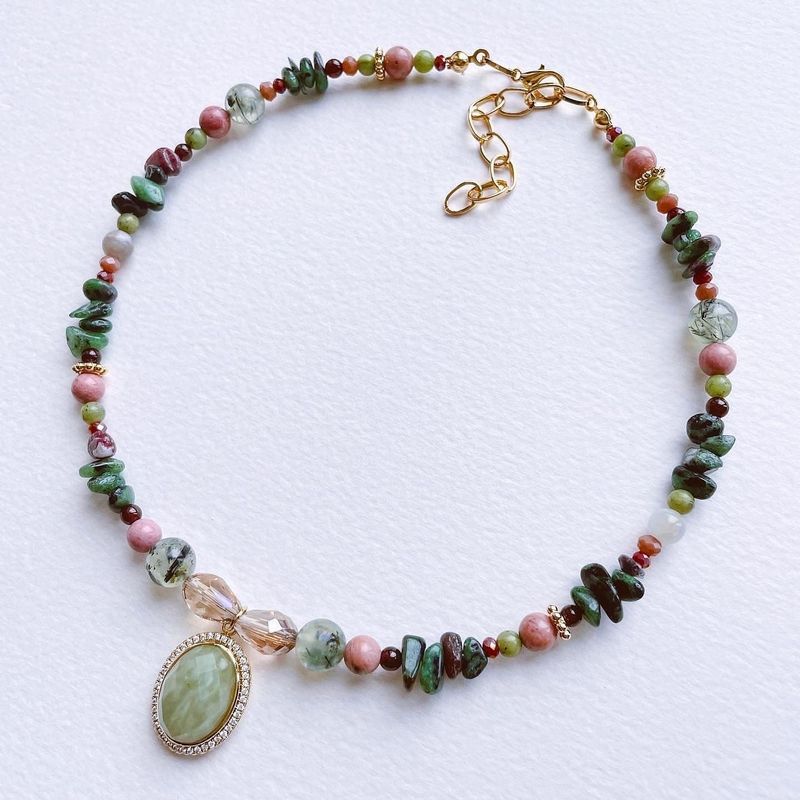 Fashion, accesorii si bijuterii - Femei - Bijuterii femei - Coliere femei - Colier oțel Heliophilia, oțel inoxidabil, 37 cm, multicolor, 333ORN1143 - Infinity.ro