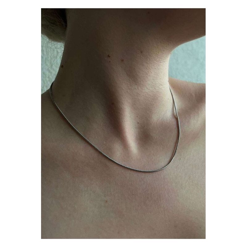 Fashion, accesorii si bijuterii - Femei - Bijuterii femei - Coliere femei - Colier oțel Heliophilia, oțel, argintiu, 600KNS1210 - Infinity.ro