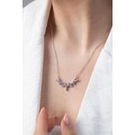 Fashion, accesorii si bijuterii - Femei - Bijuterii femei - Coliere femei - Colier metal Heliophilia, metal, roz, 410ELK1819 - Infinity.ro