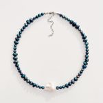 Fashion, accesorii si bijuterii - Femei - Bijuterii femei - Coliere femei - Colier oțel Heliophilia, oțel inoxidabil, 36 cm, multicolor, 333ORN1154 - Infinity.ro