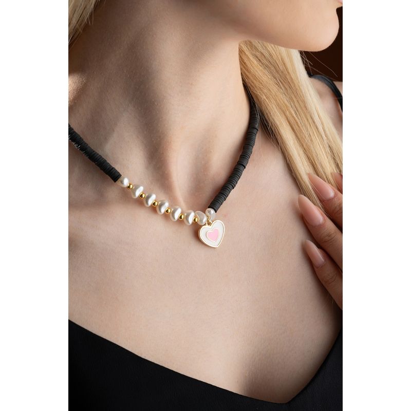 Fashion, accesorii si bijuterii - Femei - Bijuterii femei - Coliere femei - Colier Heliophilia, metal, multicolor, 906BRN1121 - Infinity.ro