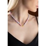 Fashion, accesorii si bijuterii - Femei - Bijuterii femei - Coliere femei - Colier Heliophilia, metal, multicolor, 906BRN1116 - Infinity.ro