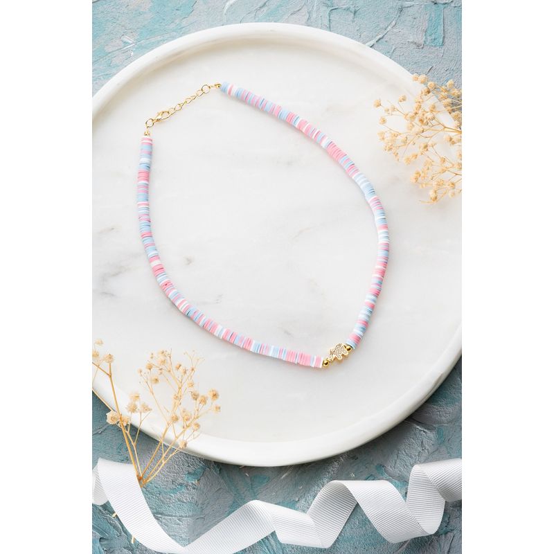 Fashion, accesorii si bijuterii - Femei - Bijuterii femei - Coliere femei - Colier Heliophilia, metal, multicolor, 906BRN1116 - Infinity.ro