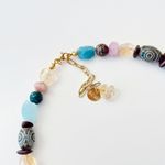 Fashion, accesorii si bijuterii - Femei - Bijuterii femei - Coliere femei - Colier oțel Heliophilia, oțel inoxidabil, 38 cm, multicolor, 333ORN1211 - Infinity.ro