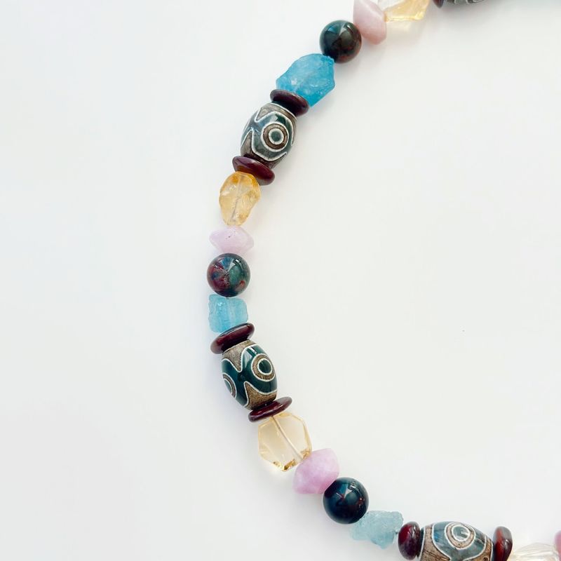 Fashion, accesorii si bijuterii - Femei - Bijuterii femei - Coliere femei - Colier oțel Heliophilia, oțel inoxidabil, 38 cm, multicolor, 333ORN1211 - Infinity.ro