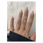 Fashion, accesorii si bijuterii - Femei - Bijuterii femei - Inele femei - Inel Heliophilia, alamă, auriu, 600KNS1195 - Infinity.ro