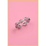 Fashion, accesorii si bijuterii - Femei - Bijuterii femei - Inele femei - Inel Heliophilia, alamă, argintiu, 511AUR1521 - Infinity.ro