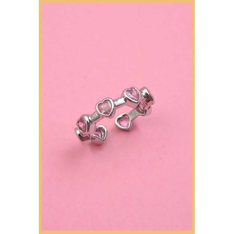 Fashion, accesorii si bijuterii - Femei - Bijuterii femei - Inele femei - Inel Heliophilia, alamă, argintiu, 511AUR1521 - Infinity.ro