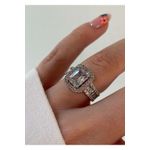 Fashion, accesorii si bijuterii - Femei - Bijuterii femei - Inele femei - Inel Heliophilia, alamă, argintiu, 600KNS1159 - Infinity.ro