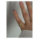 Fashion, accesorii si bijuterii - Femei - Bijuterii femei - Inele femei - Inel Heliophilia, alamă, auriu, 600KNS1189 - Infinity.ro