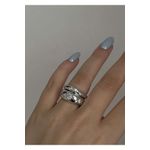 Fashion, accesorii si bijuterii - Femei - Bijuterii femei - Inele femei - Inel Heliophilia, alamă, argintiu, 600KNS1153 - Infinity.ro