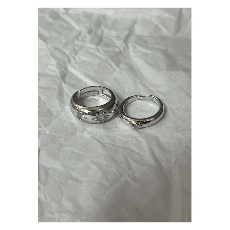 Fashion, accesorii si bijuterii - Femei - Bijuterii femei - Inele femei - Inel Heliophilia, alamă, argintiu, 600KNS1153 - Infinity.ro