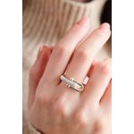 Fashion, accesorii si bijuterii - Femei - Bijuterii femei - Inele femei - Inel Heliophilia, alamă, argintiu, 511AUR1385 - Infinity.ro