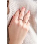 Fashion, accesorii si bijuterii - Femei - Bijuterii femei - Inele femei - Inel Heliophilia, alamă, argintiu, 511AUR1516 - Infinity.ro