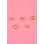 Fashion, accesorii si bijuterii - Femei - Bijuterii femei - Inele femei - Inel Heliophilia, alamă, 10 cm, auriu, 511AUR1186 - Infinity.ro