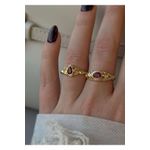 Fashion, accesorii si bijuterii - Femei - Bijuterii femei - Inele femei - Inel Heliophilia, alamă, roșu, 600KNS1147 - Infinity.ro