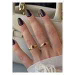 Fashion, accesorii si bijuterii - Femei - Bijuterii femei - Inele femei - Inel Heliophilia, alamă, roșu, 600KNS1147 - Infinity.ro