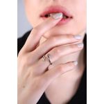 Fashion, accesorii si bijuterii - Femei - Bijuterii femei - Inele femei - Inel Heliophilia, alamă, argintiu, 511AUR1646 - Infinity.ro