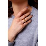 Fashion, accesorii si bijuterii - Femei - Bijuterii femei - Inele femei - Inel Heliophilia, alamă, auriu, 511AUR1363 - Infinity.ro