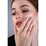 Fashion, accesorii si bijuterii - Femei - Bijuterii femei - Inele femei - Inel Heliophilia, alamă, argintiu, 511AUR1639 - Infinity.ro