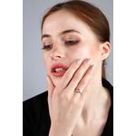 Fashion, accesorii si bijuterii - Femei - Bijuterii femei - Inele femei - Inel Heliophilia, alamă, argintiu, 511AUR1643 - Infinity.ro