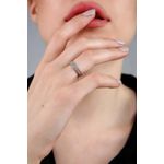 Fashion, accesorii si bijuterii - Femei - Bijuterii femei - Inele femei - Inel Heliophilia, alamă, argintiu, 511AUR1638 - Infinity.ro