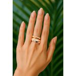 Fashion, accesorii si bijuterii - Femei - Bijuterii femei - Inele femei - Inel Heliophilia, alamă, auriu, 511AUR1677 - Infinity.ro
